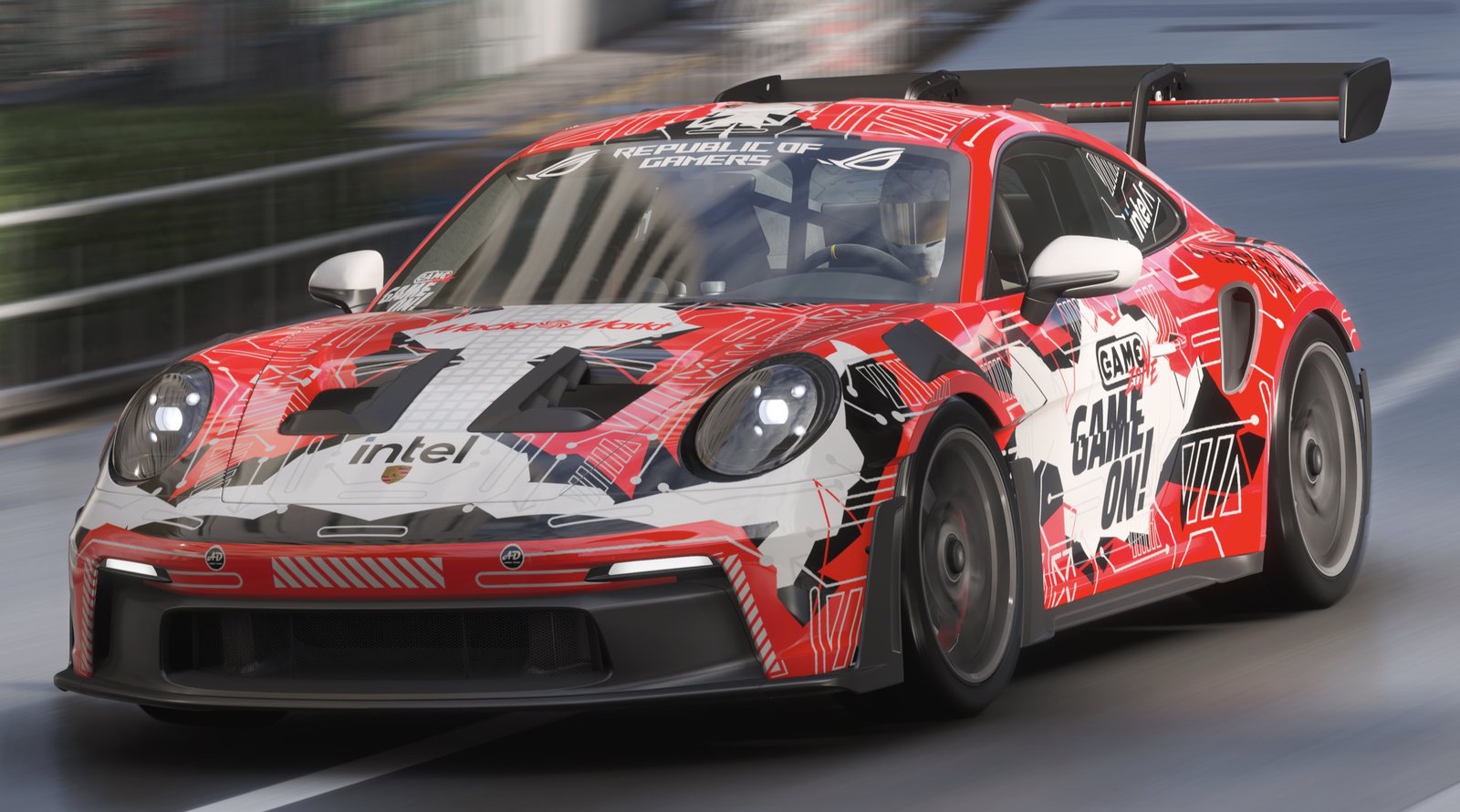 GameZone GameOn kaplamalı 2023 Porsche 911 GT3 RS
